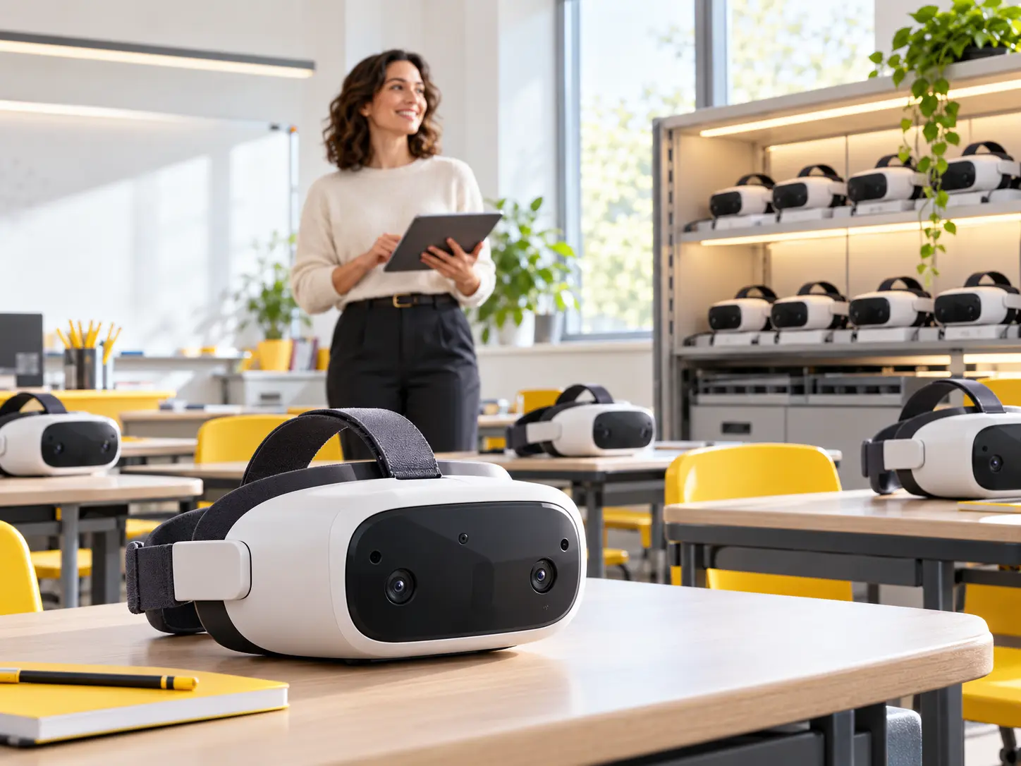 Обслуживание шлемов DPVR в VR-классе в Петербурге